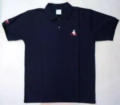 【中古】ポロシャツ・ワークシャツ(キャラクター) [単品]たゆたい タユタマポロシャツ ネイビー フリーサイズ 「C76 2009ランプオブシュガー夏コミ タユタマグッズセット」