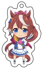 【中古】キーホルダー・マスコット(キャラクター) トウカイテイオー デフォルメ アクリルキーホルダー 「ウマ娘 プリティーダービー」