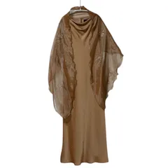 DD122 PREFERENCE プレフェレンス フォーマルロングドレス ワンピース ショール付き ベージュ オレンジ スパンコール レディース 11サイズ