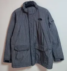 M) ザノースフェイス グレー ヘビー ウィンドブレーカー アウター