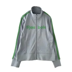 Reebok　トラックジャケット　ジャージ　ビッグロゴ　刺繍　ワンポイント