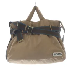 アウトドアプロダクツ OUTDOOR PRODUCTS SALON adam et rope 別注2WAYトートバッグ ショルダー ハンドバッグ 茶色