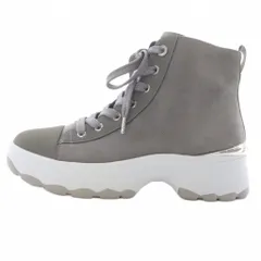 ダイアナ DIANA プラス ハイカットスニーカーブーツ US8 グレー 64506