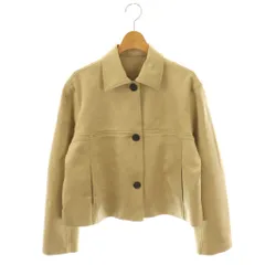 ミラオーウェン Mila Owen 25AW ショート丈ステンカラーリサイクルスウェードブルゾン ジャケット 0 ベージュ 09WFJ254162 /NR ■OSのサムネイル
