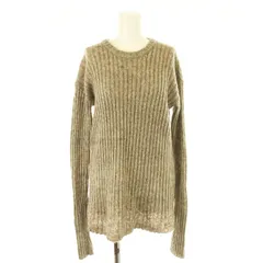 セオリー Theory ニット 長袖 モヘヤ混 S ベージュ /MM