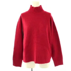 アーバンリサーチ ドアーズ URBAN RESEARCH DOORS ニット セーター プルオーバー 長袖 ハイネック M 赤 /CX ■OS