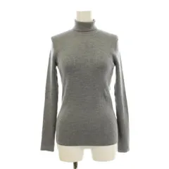 エストネーション ESTNATION ニット セーター 長袖 タートルネック ウール 38 グレー 72-109-12-100139 /KU