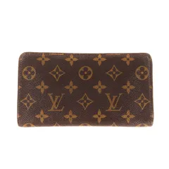 LOUIS VUITTON ルイヴィトン モノグラム ポルトモネジップ ジッピーウォレット (M61727) | ブラウン | スペイン製 ブランド 財布【中古】
