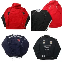 古着卸 まとめ売り スポーツブランドMIX プルオーバー ジャケット 5枚セット (メンズ S /M ) アンダーアーマー アンブロ 中古 古着 NC8776