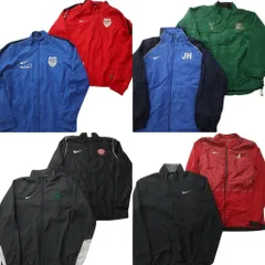古着卸 まとめ売り ナイキ ウインドブレーカー ジャケット 8枚セット (メンズ L ) カレッジチーム フルジップ ドライフィット 中古 NC8766