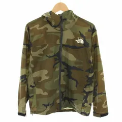 ザノースフェイス THE NORTH FACE ノベルティベンチャージャケットRW NOVELTY VENTURE JACKET RW レインウェア アウター ナイロン ジップアップ 迷彩柄 カモフラ柄 S カーキ NP61515 /YT
