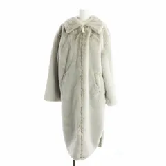 ナイキ NIKE タグ付き ウィメンズ ビッグスウォッシュ ロング フェイクファー コート ロゴ S グレー DQ6839-012 ■GY01 /MQ