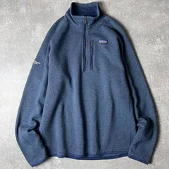 18年製 Patagonia 企業 ロゴ 刺繍 ハーフジップ ベターセーター ジャケット XL / パタゴニア フリース プルオーバー ハイネック ネイビー