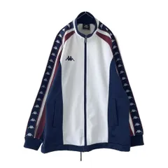 Kappa　トラックジャケット　ジャージ　刺繍　ロゴライン　切替