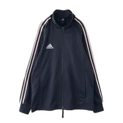 adidas　トラックジャケット　ジャージ　刺繍ロゴ　ワンポイント　万国旗