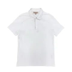 BURBERRY バーバリー 麻（リ）ロゴ ノヴァチェック カラーTシャツ (S)