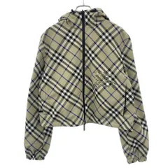 BURBERRY バーバリー 24SS クロップドリバーシブルチェックジャケット 8088340 ベージュ系 XSのサムネイル
