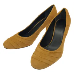 JIL SANDER ジルサンダー スウェードレザーパンプス  イエロー 37 1/2のサムネイル