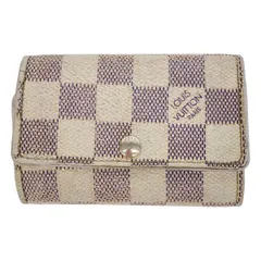 LOUIS VUITTON ルイヴィトン N61745 ダミエアズール 6連キーケース  アイボリー