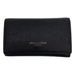 SAINT LAURENT PARIS サンローラン パリ 4連レザーキーケース  ブラック