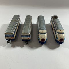 古いおもちゃ まとめ商品 4点 レトロ ブリキ 鉄道 超特急 ひかり 昭和レトロ 現状品 0.2kg
