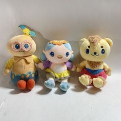 Sekiguchi Rare Okaasan to Issho Fanta! Plush Toys (3-Piece Set) Mimomo, Lucita, and Yakoro (As Is, 0.2kg)