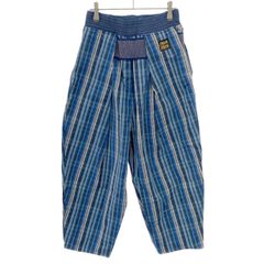 KAPITAL キャピタル IDG OXチェック シモキタ7分丈パンツ K1803LP032