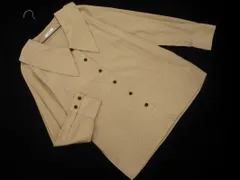 新品 JOURNAL STANDARD ジャーナルスタンダード ビッグカラー ストライプ ブラウス シャツ sizeF/ベージュ ■◇ レディース