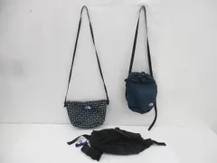  中古 ザ ノース フェイス THE NORTH FACE ナナミカ ロゴプリント メッシュ ポーチ ショルダーバッグ ウエストバッグ 3点 ユニセックス