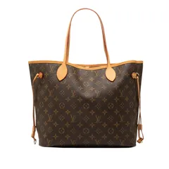 ルイ ヴィトン モノグラム ネヴァーフルMM ショルダーバッグ トートバッグ M40156 ブラウン PVC レザー レディース LOUIS VUITTON【1-0243569】