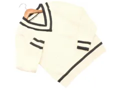 LOWRYS FARM ローリーズファーム ウール混 Vネック ニット セーター sizeM/アイボリー ◇■ レディース
