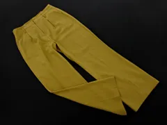 CLASSICAL ELF クラシカルエルフ タック ワイド パンツ sizeXL/マスタード ■■ レディース