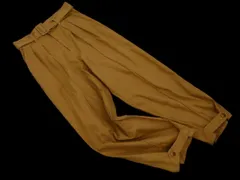 SELECT MOCA セレクトモカ タック ベルト付き ワイド パンツ sizeM/キャメル ■■ レディース