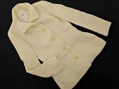 KUMIKYOKU 組曲 ウール混 スタンドカラー ジャケット size3/アイボリー ◇■ レディース