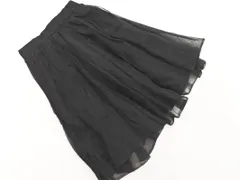 COCODEAL ココディール オーガンジー ボリューム スカート size2/黒 ■■ レディース