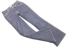 SOMETHING サムシング エドウィン Sophia ブーツカット デニムパンツ sizeS/紺 ■■ レディース