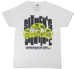 【中古】Tシャツ(キャラクター) 6つ子 Tシャツ ホワイト フリーサイズ 「おそ松さん on STAGE ～SIX MEN’S SHOW TIME 2～」