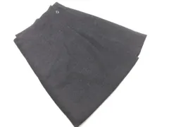 MARGARET HOWELL マーガレットハウエル ウール100% 巻き ラップ スカート size1/チャコール ◇■ レディース