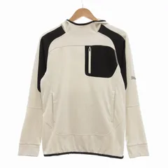 プーマ PUMA EVOSTRIPE ウォームフーディ パーカー プルオーバー 裏起毛 S 白 ホワイト 黒 ブラック 585089-05 /UO