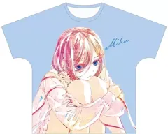 【中古】衣類 中野三玖 Ani-Art フルグラフィックTシャツ vol.2 ブルー ユニセックスLサイズ 「五等分の花嫁」