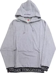 【中古】衣類 シュタインズ・ゲート ゼロ リブロゴ パーカー グレー Lサイズ 「シュタインズ・ゲート ゼロ×R4G」