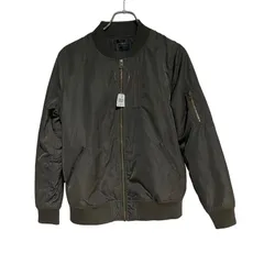 ZM1646 SPINASH MA1 ムエーワン ジャンパー ブルゾン ブラック ジップアップ メンズ L