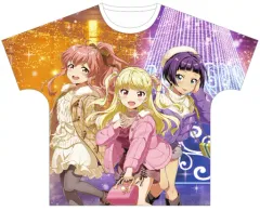 【中古】衣類 Le☆S☆Ca 描き下ろしイラスト 冬のデート服Ver. フルグラフィックTシャツ フルカラー ユニセックスSサイズ 「Tokyo 7th シスターズ」
