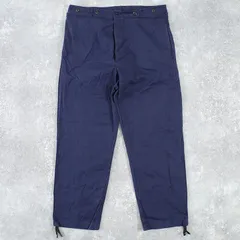 90s ドイツ軍実物 ワークパンツ ネイビー 54 ●567