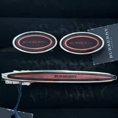 【美品】バーバリー カフス＆タイピン セット　日本製　BURBERRY Tie Clip & Cufflinks Set　1203002