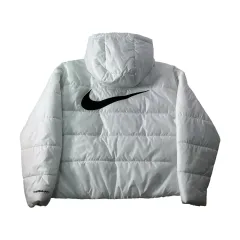 W 100 NIKE 新モデル スウッシュ 白 パファー ダウン