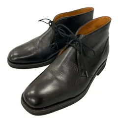 ジェイエムウエストン チャッカブーツ カーフ ブラック【LA】【中古】