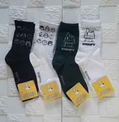 新柄SNOOPY靴下4足セット