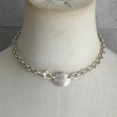 【バレンタイン期間限定セール10%OFF 】ティファニー リターン トゥ ティファニー オーバルタグ チェーン ネックレス シルバー925