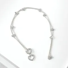 【バレンタイン期間限定セール10%OFF 】ティファニー ハートリンク ラリアット シルバー925 ネックレス